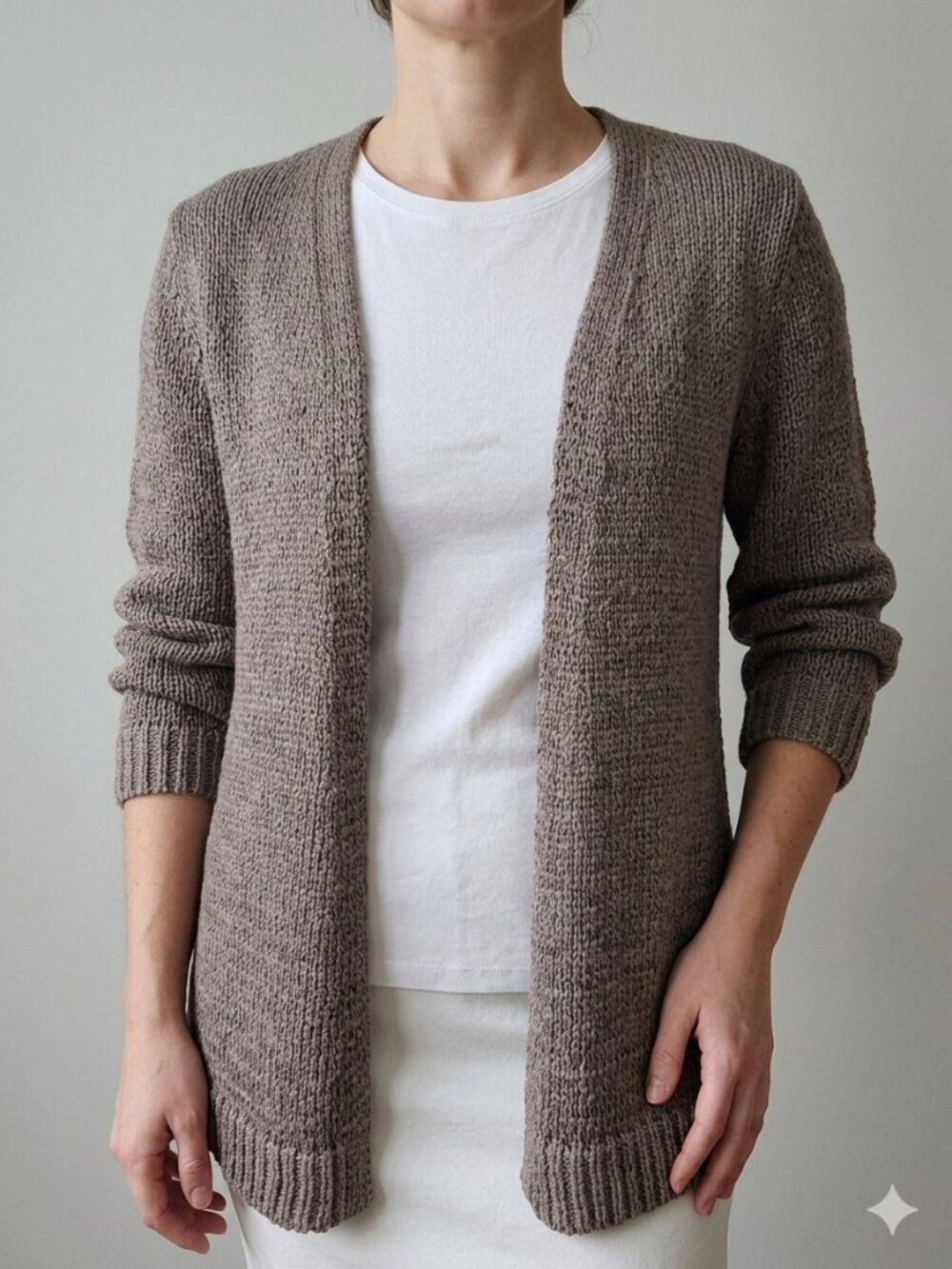 DKNY Open Front Knit Sweater Size S